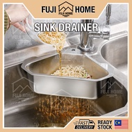 🏠READY STOCK🏠Corner Sink Strainer Sink Filter Anti Blocking Filter Sink Drain Triangle Sink Drainer 