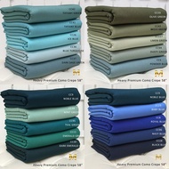 Part 1 Heavy Premium Como Crepe (harga utk 0.5m)Bidang 60