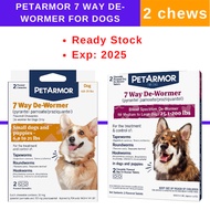 PetArmor 7 Way De-Wormer for Dogs (2 chews)