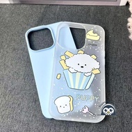 Cute Cartoon Chips Dog Phone Case For Vivo Y04 Y04S Y03 Y03T Y02 Y02A Y02T Y02S Y01A Y01 Y5S Y3S Y1S