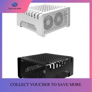 TECHCHIP-Computer Case Desktop ITX Small Case Living Room Mini HTPC Horizontal Novelty Case