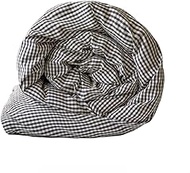 PEHR Gingham Duvet Cover, Indigo (Full) | 100% Organic Cotton & Made Extra-Soft | Stone-Washed Breat