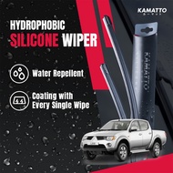 Kamatto Wiper Mitsubishi Triton L200 (2006-2014) Hydrophobic Silicone Water Repelling Coating