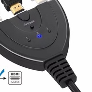 HDMI Switch 3 port Cable (3 inputs 1 output)/HDMI Switcher Cable 3 ports
