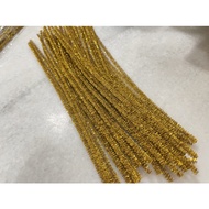 10pcs Dawai Bunga Bulu/Tinsel DIY/Dawai Kraftangan Pengantin/Dawai Kilat/Pengikat Bunga Telur/Dawai 