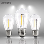 S14 PC Plastic Bulb E26LED Filament Edison Retro Bulb Holiday Atmosphere Decoration Replaceable Bulb