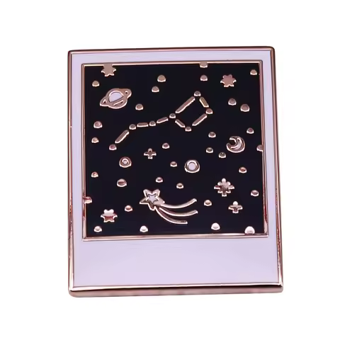 Constellation Polaroid Enamel Pin