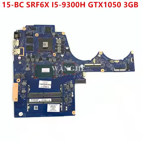 For HP Pavilion 15-BC 15-AX Laptop Motherboard DAG35NMB8C0 SRF6X I5-9300H N17P-G0-K1-A1 GTX1050 3GB