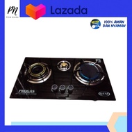 PROGAS KOMPOR GAS KACA TANAM 3 TUNGKU PG333 MIX BARA INFARED