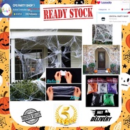 [CPS] Halloween - Spider Web -  Cotton Web - Spider Net - Halloween Decoration - READY STOCK