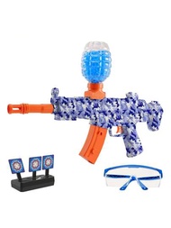 升級版mp5電動水彈槍玩具！高速自動水彈槍玩具,非常適合戶外院子活動團隊射擊遊戲,適用於生日和節日禮物