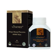 Vitatree Mega Sheep Placenta 80000 Max Australian Sheep Placenta Pills Box of 60 Pills