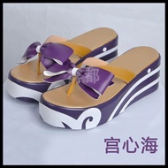 WUDU Genshin Impact cos Sangonomiya Kokomi Cosplay Anime character prop shoes