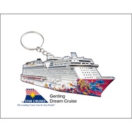 Genting star cruise dream cruise keychain ship 2d