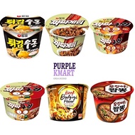 NONGSHIM RAMEN B-CUP:TWIGIM UDON/JJAPAGHETTI/RAMDON JJAPAGURI/ANGRY JJAPAGURI/BULGOGI/OJING JJAMPONG