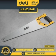 Deli Hand Saw/Gergaji Tangan Tukang Pemotong Kayu 18 inch Tajam EDL6845 /Alat Perkakas