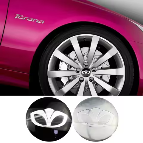 56mm Car Wheel Hub Cap Sticker Auto Tire Center Decal for Daewoo Matiz Nubira Kalos Magnus Lacetti T