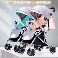 ‍🚢Twin Stroller Sitting and Lying Detachable Super Lightweight One-Click Folding Two-Child Baby Stroller
