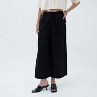 Mississippi High Waisted Straight Cut Trousers Celana Panjang LIN000531M Hitam