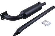 DVPARTS Muffler and exhaust pipe W/Gasket 15751-12010 67800-53410 Compatible with Kubota B1550 B1750