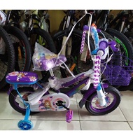 [ Ori] Sepeda Mini 12 Inch Anak Cewek Emerson Perempuan Usia 3-7 Tahun