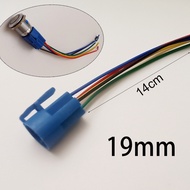 Push Button Switch Connector Led Light Momentary  12/16/19/22 mm Switches Socket Plug Cable Quick Co