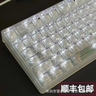 F87-Key Mechanical Keyboard Kit Fully Transparent Plug-In Shaft Customized Wired Computer Game Forei