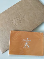 全新  超級靚 特式  罕有 金黃色 Porter International 證件套 卡片套 信用卡 身份證 八達通 住戶証 會員証 圖書證 完全冇難度 全新 原裝 正品 正貨 附送原裝禮物封套