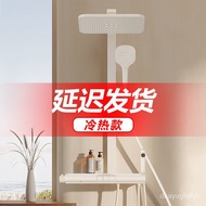 YQ Rifeng Shower Head Set Cream White Digital Display Supercharged Shower Shower Head with Spray Gun Full Set