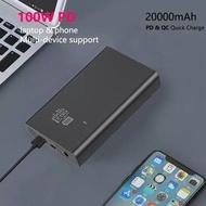 PD100W 通用電池組筆記型電腦充電器 20000mAh 行動電源直流行動電源 5V-24V 1A-5A mceckp PD100W Universal Battery Pack Laptop Ch