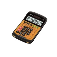 Casio Calculator เครื่องคิดเลข  คาสิโอ รุ่น  WM-320MT แบบกันน้ำ 12 หลัก สีเหลือง