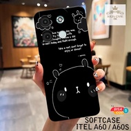 HP ITEL A60S Case - Rajacase - ITEL A60 Casing A60S/ - Cartoon case Motif - Cellphone protector - IT