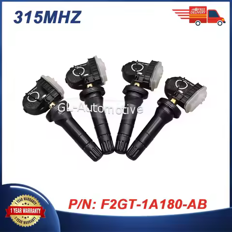 4PCS TPMS F2GT-1A180-AB Tire Pressure Sensor for Ford Edge F-150 Mustang F2GT 1A180 AB 315MHZ F2GZ1A