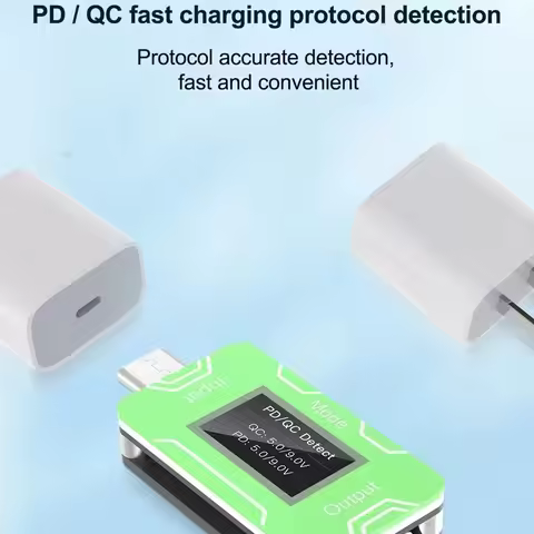 JCID CT02 PD Fast Charger Detector USB-C Adapter Voltage Current Power Tester for iPhone 11-16PM App
