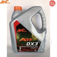 READY STOCK 4 LITER BHP ATF DX3 AUTO TRANSMISSON OIL DX3, POWER STEERING OIL OFFER LORI BAS LORRY VA