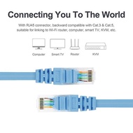 3m to 20m Unitek lan cable prefabricated with 2 gold pins - network cable, network cable
