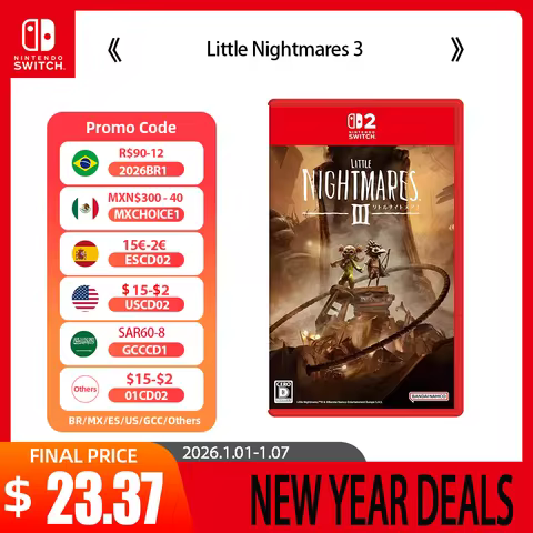 Nintendo Switch Game Deals - Little Nightmares 3 - Original Physical Game Card for NS1/NS2