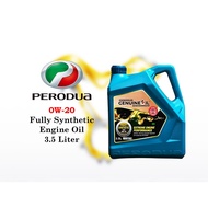 Perodua - 0w20 3.5L Fully Synthetic Engine Oil 0w-20 - 3.5Liter Minyak Enjin API-SN