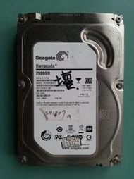 故障 Seagate希捷 3.5吋 2TB(2000GB) SATA硬碟 ST2000DM001 1CH164-300