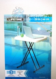 AUTHENTIC LIFETIME ADJUSTABLE 3 HEIGHT SETTINGS FOLDING TABLE | 26 in. X 66 CM