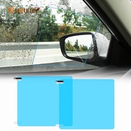 [2 Pcs Car Window Rainproof Protective Films] [Auto Rearview Mirror Waterproof  Anti-fog Sticker]