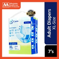 A-Care Adult Diapers Size XL 7s (100-155cm / 39-61 inches)