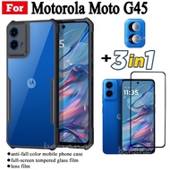 3 IN 1 Motorola Moto G45 Anti-fall Mobile Phone Case for Motorola Moto G34 G24 G24 Power G04 G04S Te