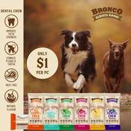 [1Box=50pcs] Bronco Dental Treats for Dogs (18g)