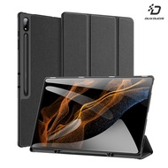 DUX DUCIS SAMSUNG Galaxy Tab S9 Ultra DOMO 筆槽防摔皮套(黑色)
