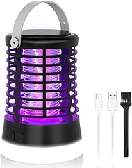 Insect Killer Electric UV Mosquito Lamp Camping, 2000 V High Voltage, IP66 Waterproof, 2200 mAh Batt