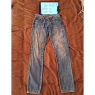 Low-Waist Long Jeans