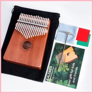 ✸ ☈ 【Good Wood】17 keys Kalimba Thumb Piano Acoustic Finger Piano Music Instruments