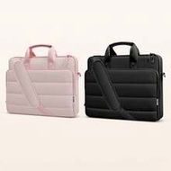 14-17.3 นิ้ว กระเป๋าโน๊ตบุ๊ค, กระเป๋าเอกสารโน๊ตบุ๊คบุนวมนุ่ม, กระเป๋าสะพายข้างคอมพิวเตอร์กันน้ำ สำหร