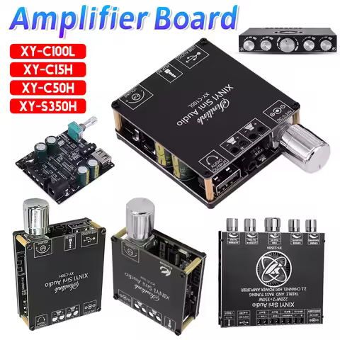 1Pcs XY-S350H Amplifier Board Home Theater Module Wireless Audio Bluetooth Board HiFi Subwoofer Boar
